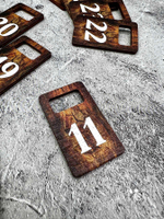 Деревянные Номерки 30х50 (1-25)