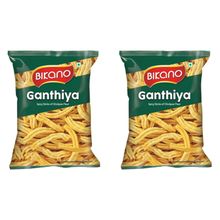 Закуска индийская Bikano из нутовой муки Ganthiya 200 г, 2 шт