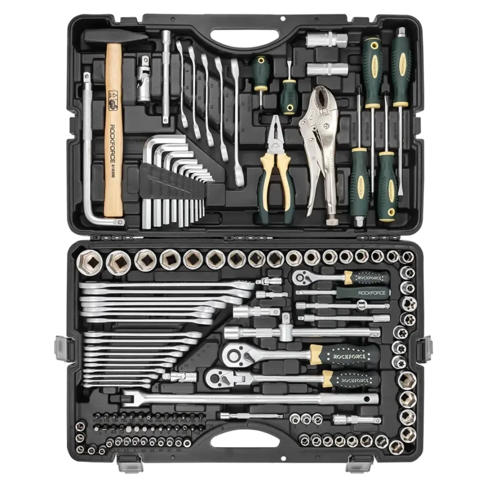 Набор инструментов 142 пр. 1/4''3/8''1/2''6pt RockFORCE RF-41421-5 SM