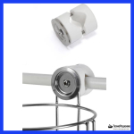 Кронштейн для крепления корзин кранцев к релингу