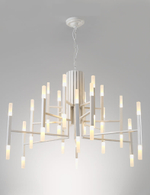 Pendant design lamp  THE LIGHT by Alma 24 lampshades (White)