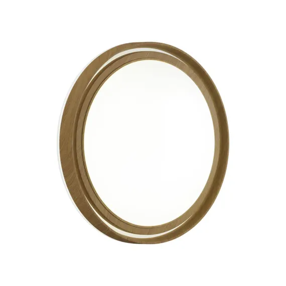 7640/DL BASICA SN 169 Светильник пластик/корич. под дер. LED 48Вт 4000K D390 IP43 RUX WOOD