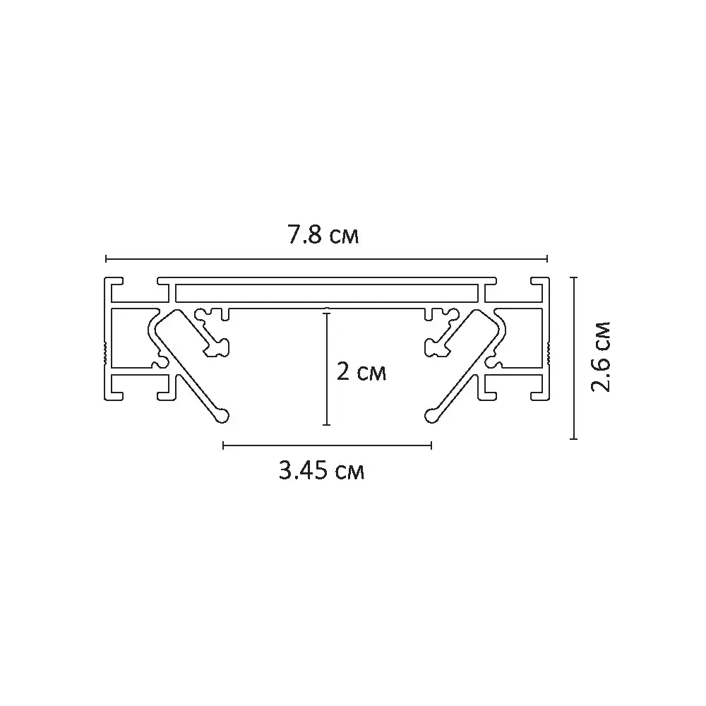 Профиль для шинопровода в натяжной потолок Arte Lamp
