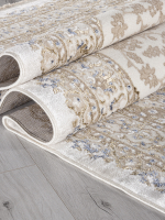 Ковер 27239A - CREAM / BLUE - Прямоугольник - коллекция MOSSO размер 200*290 см