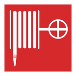 ТАБЛИЧКА ПВХ САМОКЛЕЙКА ПОЖАРНЫЙ КРАН 200ММх200ММ