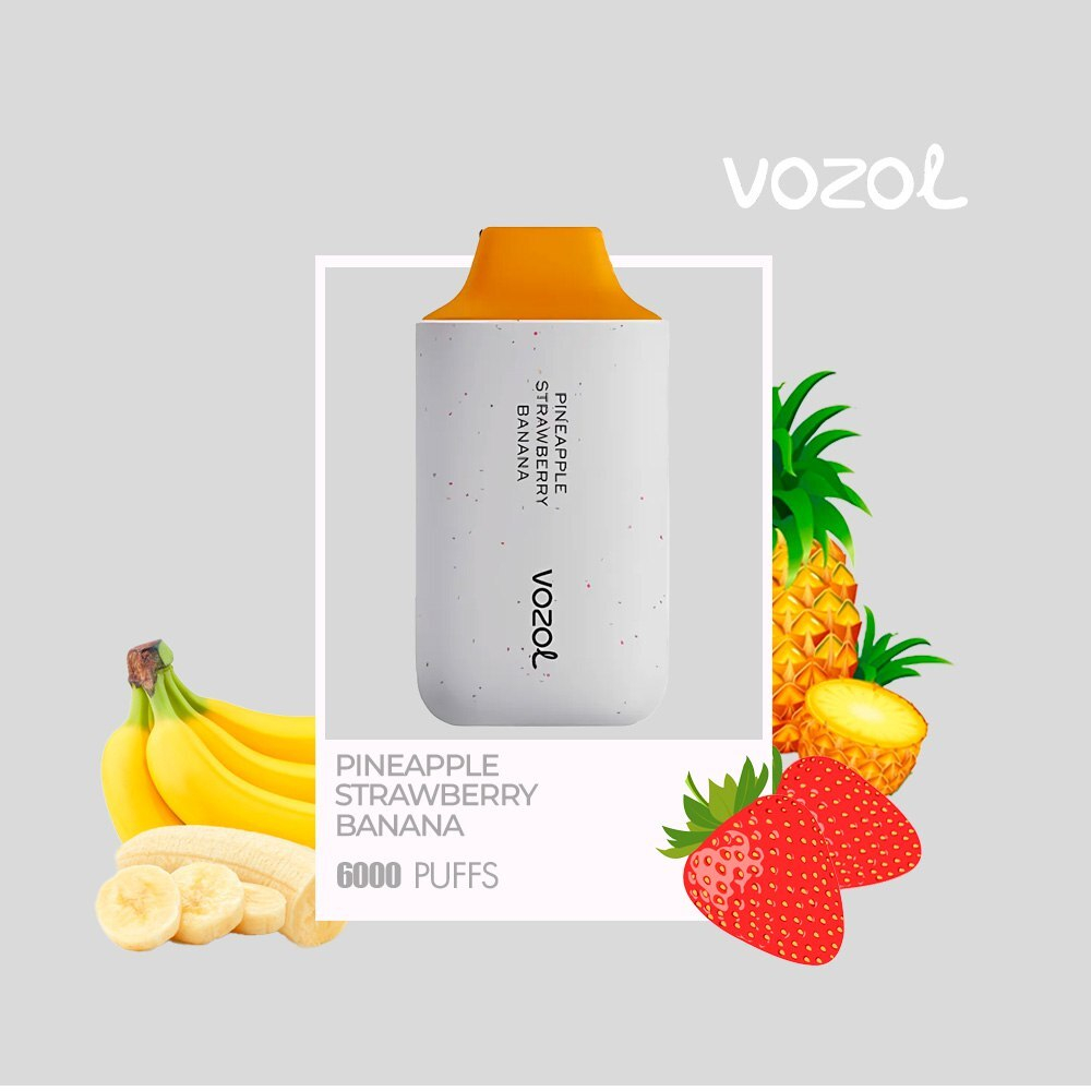 VOZOL STAR 6000 - Pineapple Strawberry Banana (5% nic)