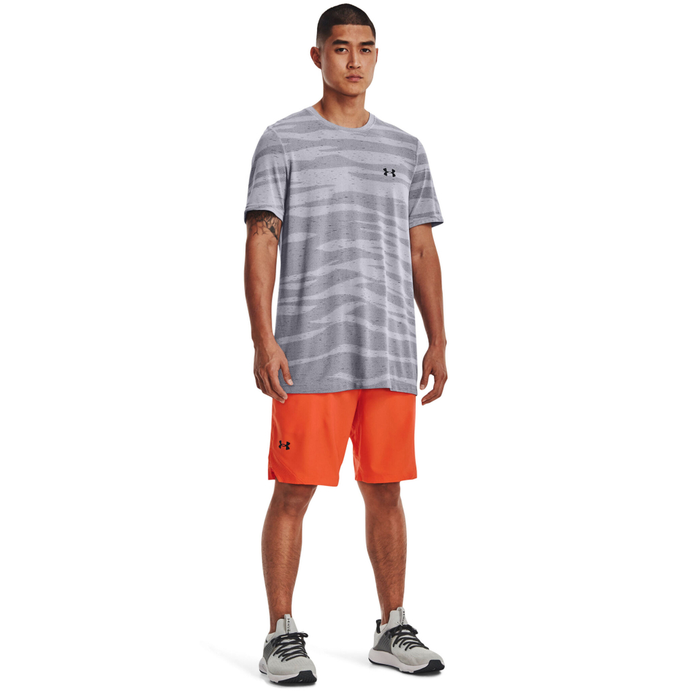 Мужское теннисное поло Under Armour Seamless Wave Men - Lightgrey, Grey