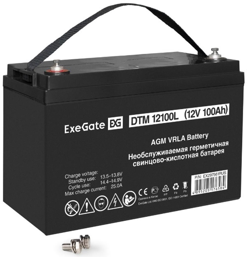 Батарея аккумуляторная  Exegate DTM 12100L