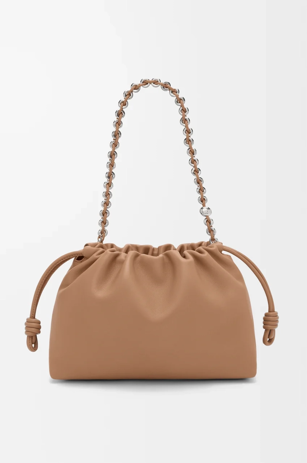 Loewe Сумка Flamenco среднего размера из мягкой кожи ягненка наппа, мокко