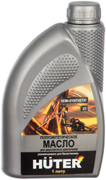 Масло 2T HUTER полусинтетическое 1л (73/8/3/2)