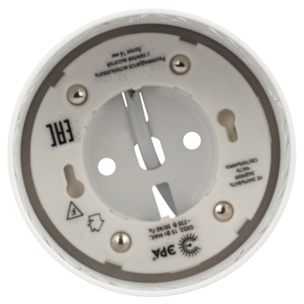 Светильник настенно-потолочный спот ЭРА OL54 WH под лампу GX53 белый IP20
