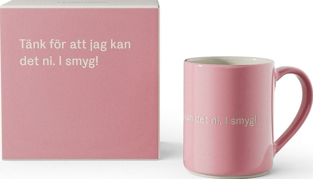 Кружка Design House Stockholm Astrid, 8,5 см, каменная керамика, розовая