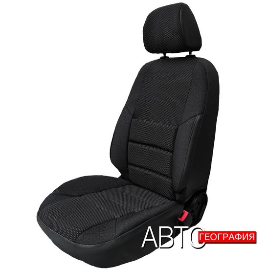 Чехлы на сиденья Nissan X-Trail [T32] (2013-наст. время) из жаккарда с поясничной поддержкой