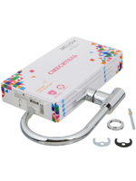 Смеситель кухня MELODIA Metallica картридж д.35мм высокий R-излив MDV35515 без подводки