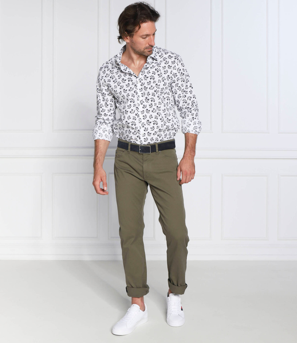 джинсы maine3-20 BOSS BLACK - хаки(50477799)