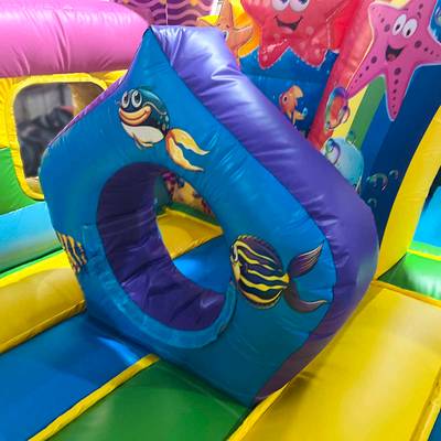 Коммерческий надувной батут  «В гостях у моря 3», 10*5*5 м