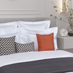 Постельное белье cемейное Сlaire Batiste Frau Smeraldo белое