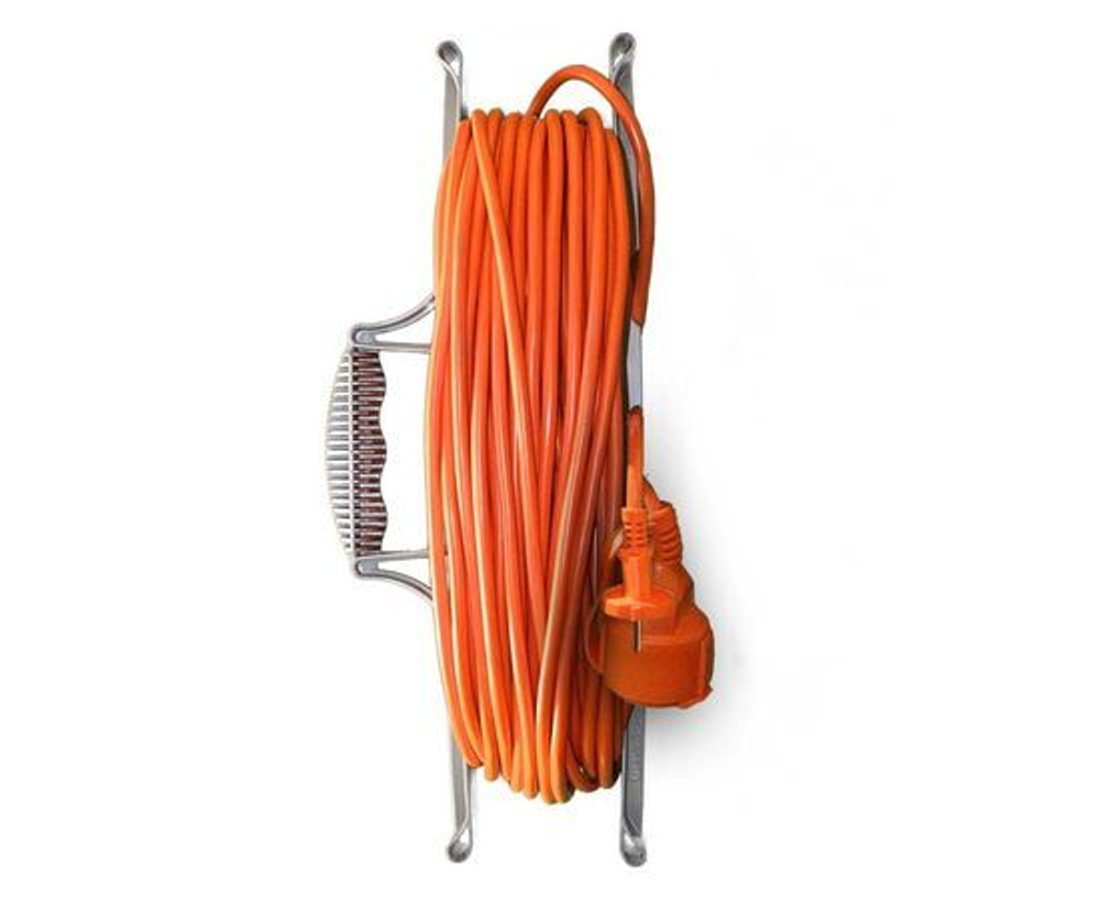 Удлинитель силовой на рамке 10м, без заземления, ПВС 2х1,0