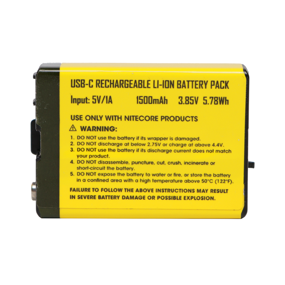 Аккумулятор Nitecore HLB1500 Li-ion, 3.7 В, 1500 мАч для UT27/H А13/Bubble