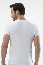 Футболка мужская с круглым вырезом белый