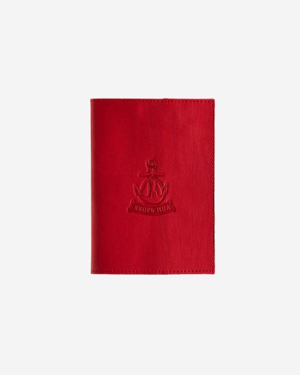 Обложка Кожаная Насыщенно-Красная - фото 1