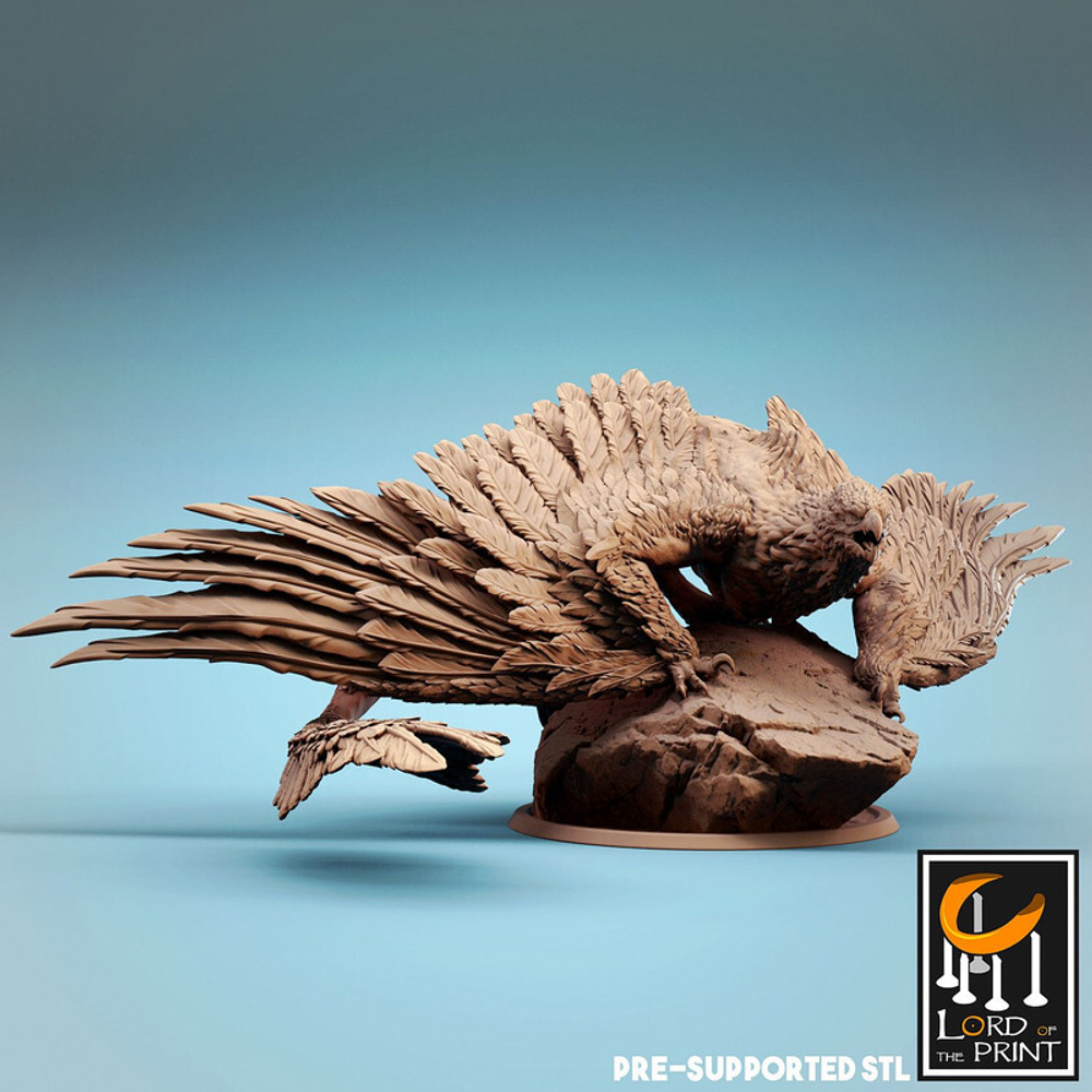 Rukh Рух монстр миниатюра для dnd, днд, pathfinder, фентези, Настольная игра, НРИ, Варгейм, РПГ