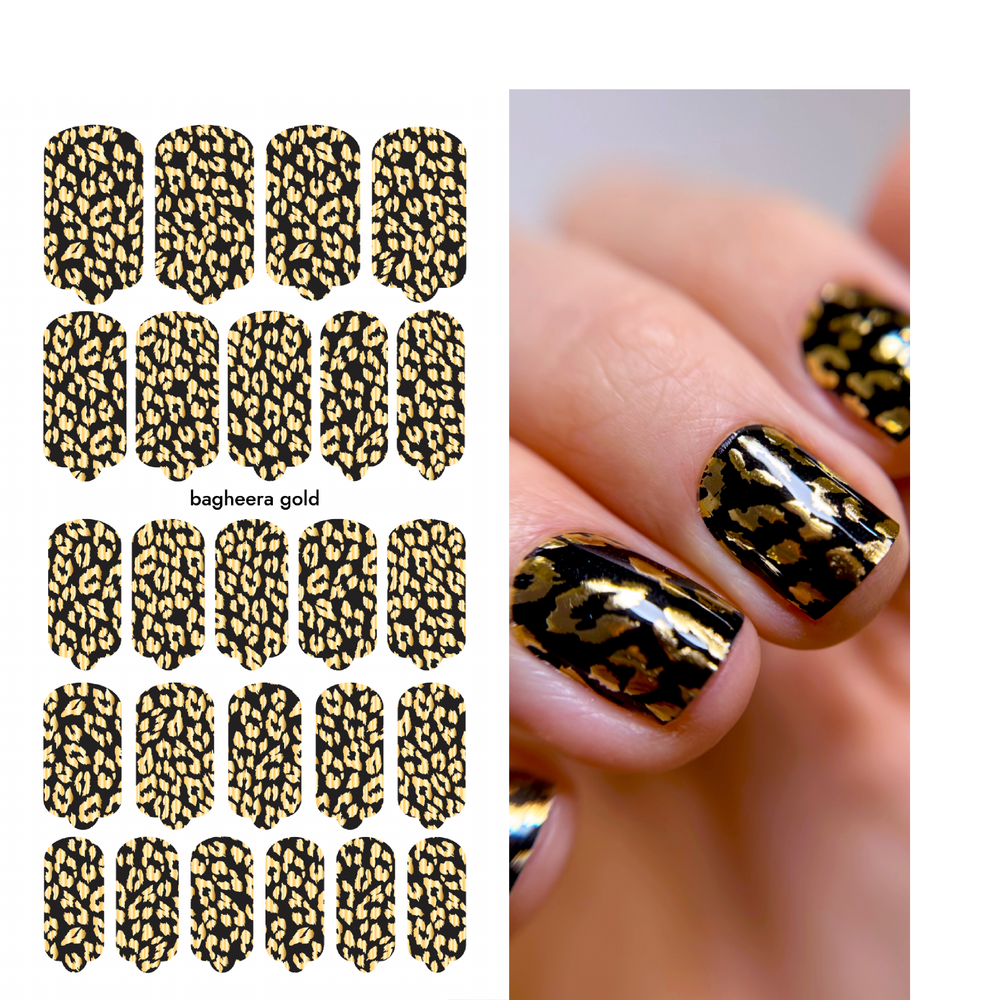 Пленки для маникюра Provocative Nails bagheera gold