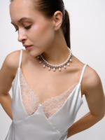 Колье "Rich White" Silver