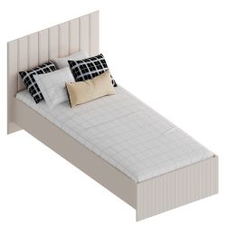 Кровать 0,9 "Тефия" (Софт сантьяго/Тефия),