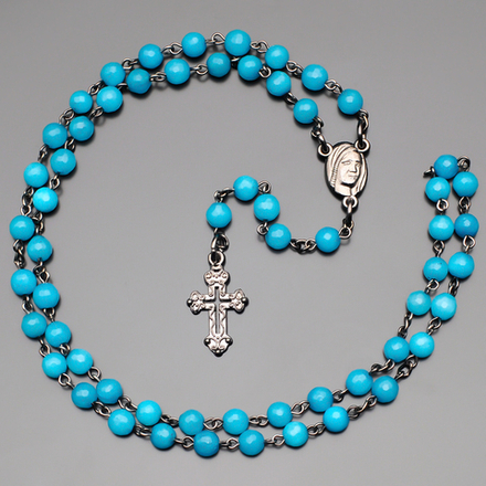 Розарий-бусы из агата "Rico La Cara" AMX001239