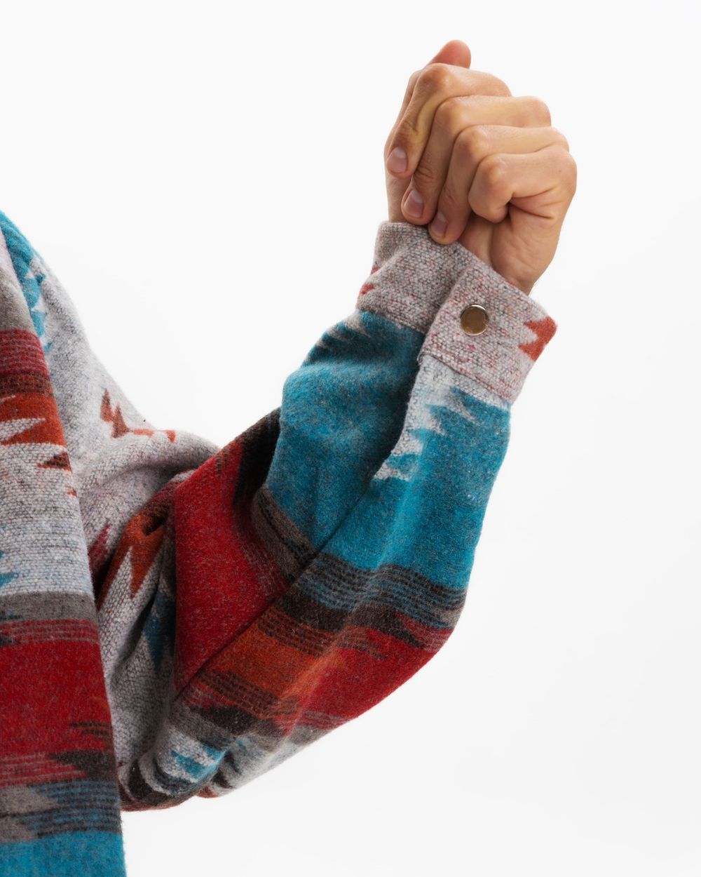 Рубашка Kefirmaykifer оверсайз Этно оранжевая