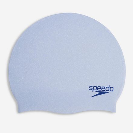 Шапочка для плав. SPEEDO Recycled Cap AF, 8-1130816688, БЕЛО-ГОЛУБОЙ, силикон