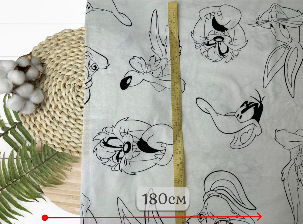 Кулирка ХБ мультики на молоке