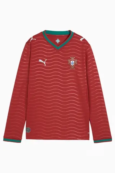 Футболка с длинными рукавами Puma Portugal 2026 Home Junior - красный