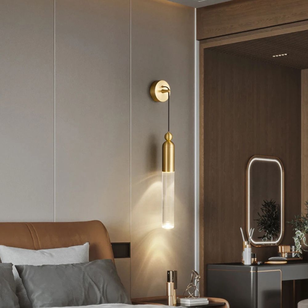 Настенный бра-светильник GELIS WALL Brass