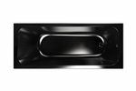 Акриловая ванна Strict BLACK 1600х700х440 (Ванна, каркас, фронтальный экран)