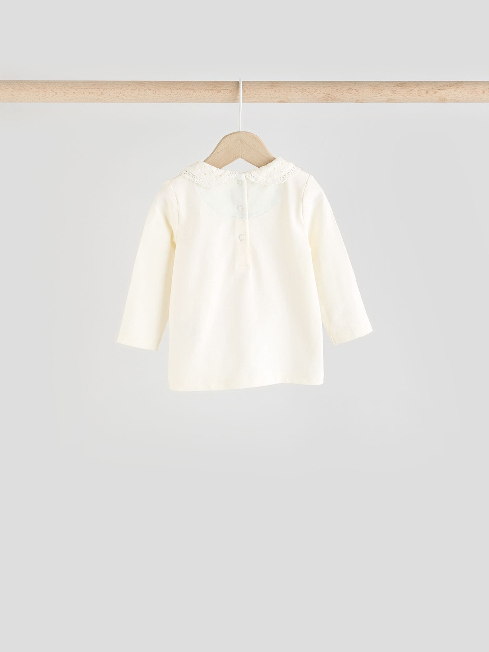 Лонгслив и легинсы в комплекте для малышей Next E67-029, 3 шт., Молочный, Розовый, Светло-желтый