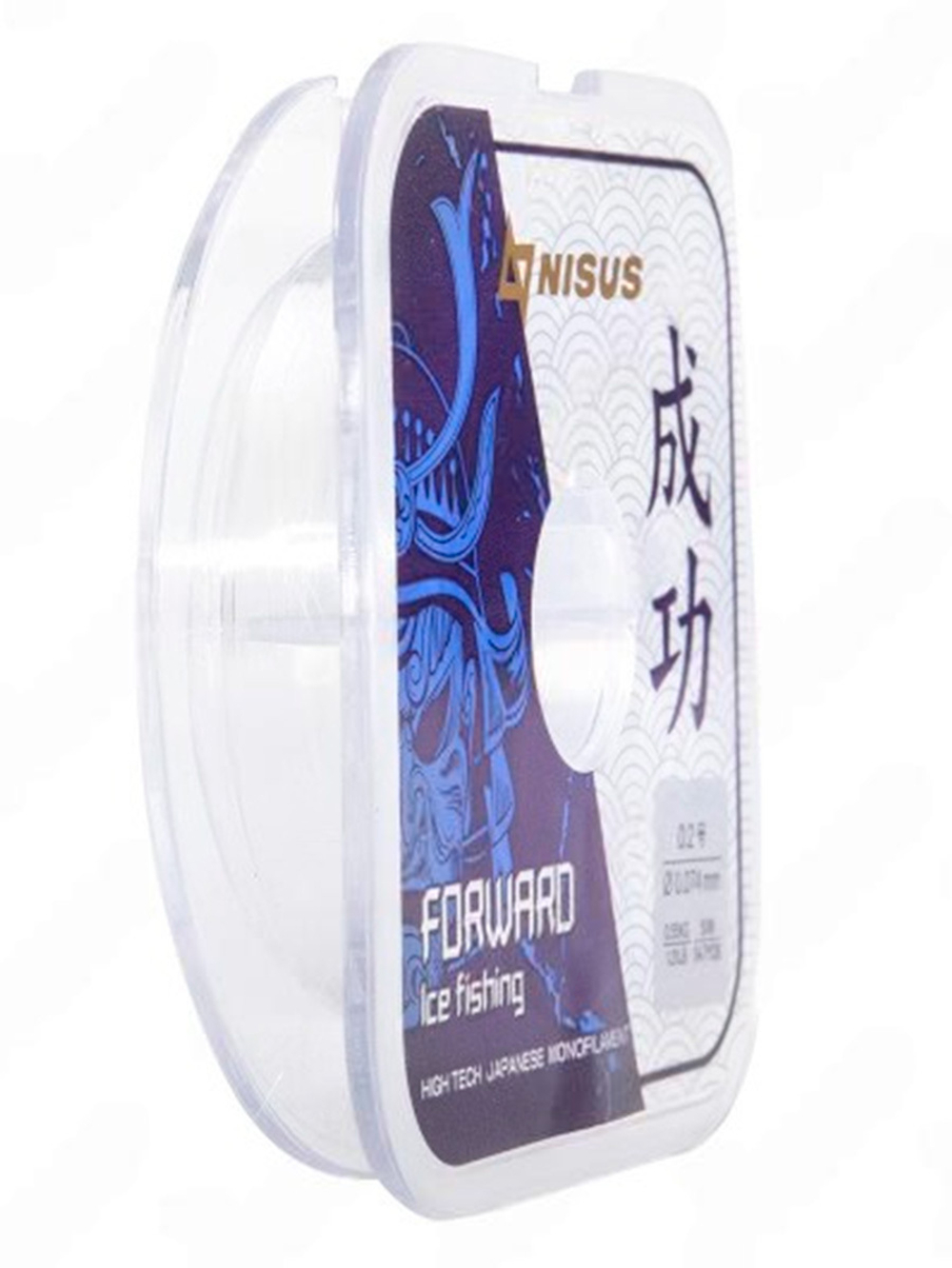 Леска для рыбалки Nisus FORWARD ICE FISHING Nylon Transparent 0,074mm/50m (N-FIF-0.074-50)