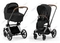 Детская коляска Cybex Priam IV 2 в 1 Sepia Black шасси Chrome