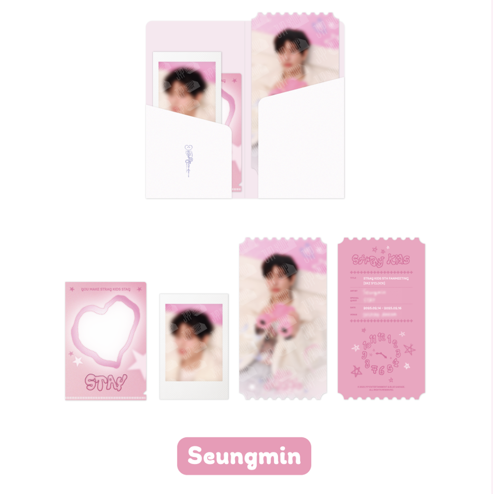 Купить Набор фотокарт Stray Kids SPECIAL TICKET SET - SKZ 5'CLOCK