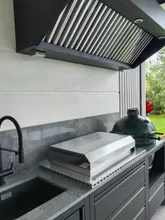 Комплект мангала с тумбой, нержавеющая сталь, 90x95х61 см, Ontario, KuhniGrill