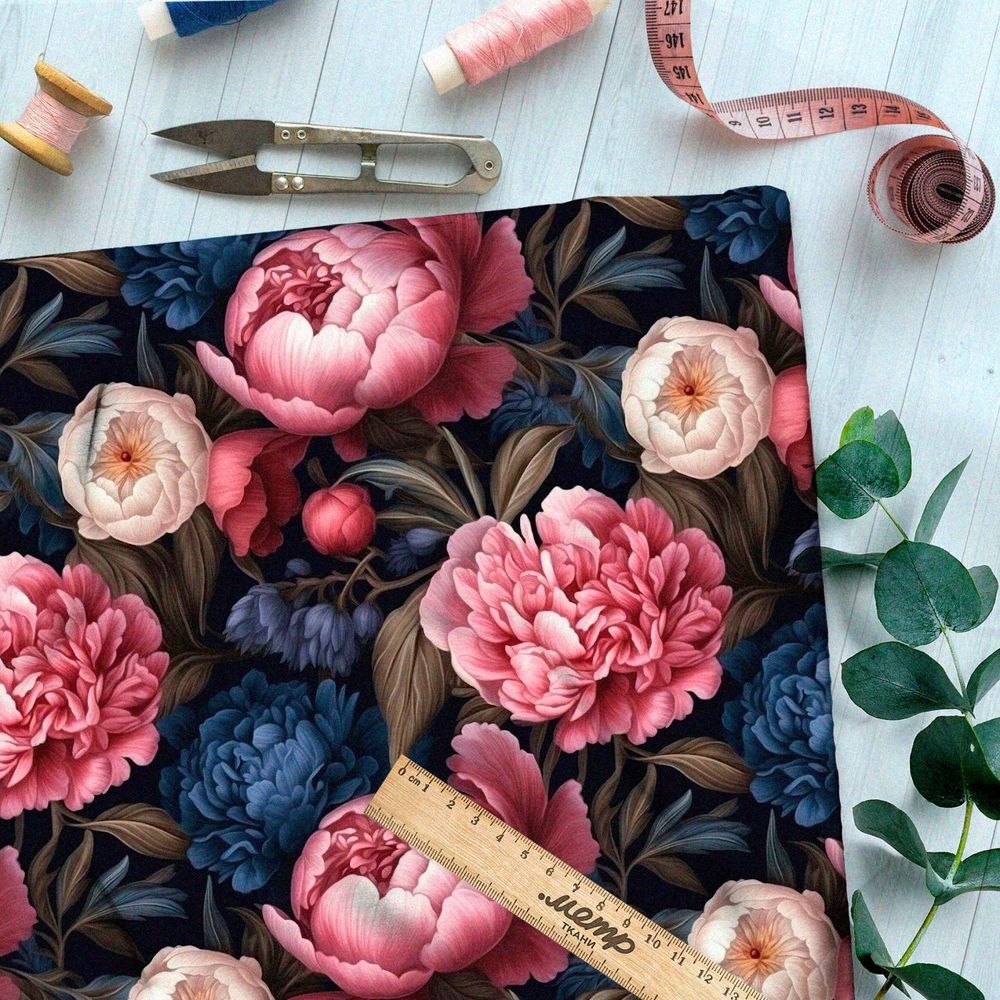 Ткань премиум флис ночной колумбарий