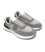 кожаные кроссовки antibes Philippe Model - серый(ATLU)