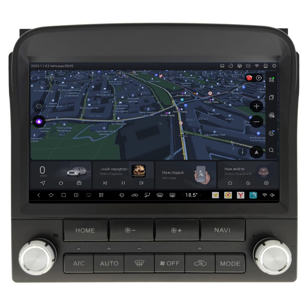 Магнитола для Toyota Land Cruiser 100, Lexus LX470 1998-2002 (климат на цветном экране) - Carmedia ZH-T1207 QLed+2K, Android 13, UIS7870 (DUDU7), CarPlay, SIM-слот