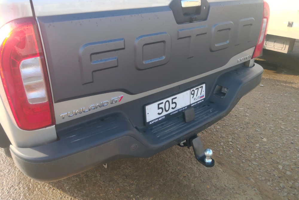 Фаркоп под квадрат для Foton Tunland G7, c 2023 г., Бизон.FA 0650-E