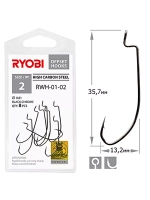 Крючок офсетный рыболовный RWH-01 №06 ( 2 упк по 8шт)