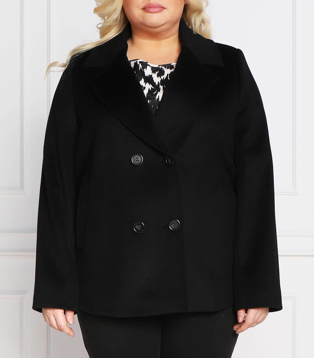 Хлопковое пальто natalia plus size Persona by Marina Rinaldi - черный(1084012)