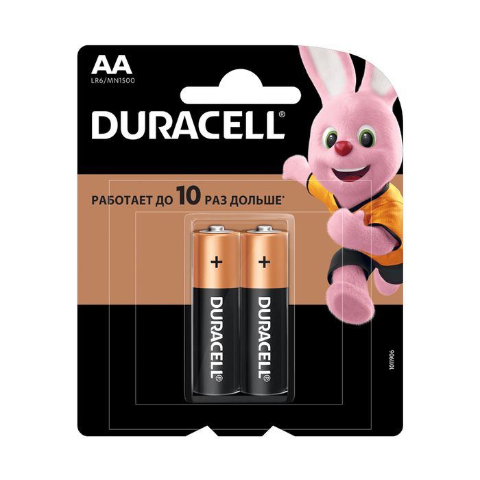 БАТАРЕЙКИ Duracell АА (2шт) LR-6 1500 *5/48