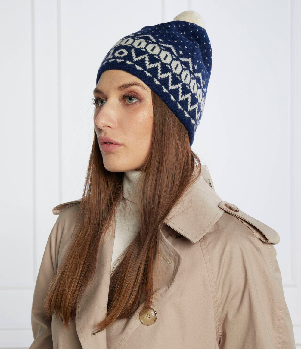 Хлопковая шапка POLO RALPH LAUREN - темно-синий(455931429)