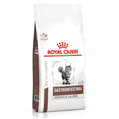 Royal canin vd gastrointestinal модерейт кэлори 2 кг ветеринарная диета, сухой корм для кошек при нарушении пищеварения 1х6